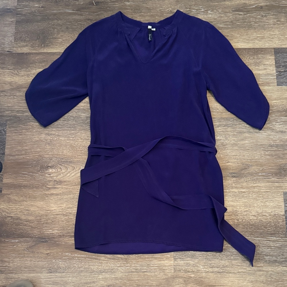 Elegant Purple Mini Dress
